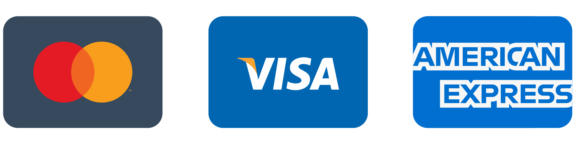 We accept all major debit and credit cards including Maestro, Visa, MasterCard and American Express.