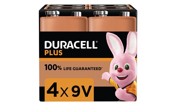 Duracell Plus 9V 4 Pack