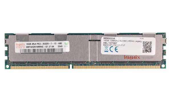 16GB PC3-8500 1066MHz ECC RDIMM 4RX4