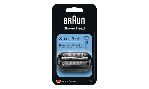 Braun 53B Black Shaver Head