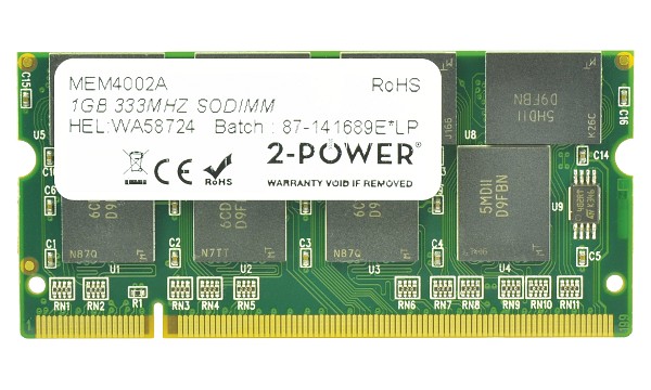 Satellite Pro M30-904 1GB PC2700 333MHz SODIMM