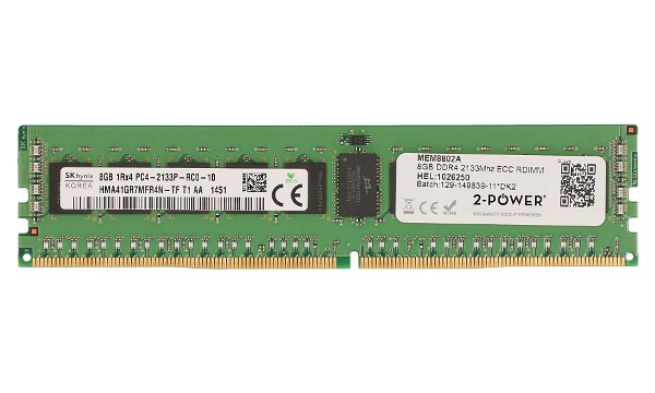 ProLiant DL380 Gen9 8GB DDR4 2133MHz ECC RDIMM