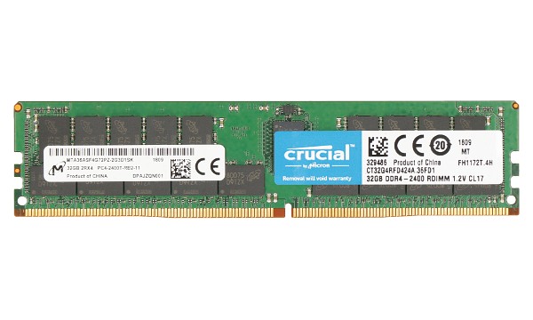 ProLiant DL360 Gen9 Entry 32GB DDR4 2400MHZ ECC RDIMM (2Rx4)