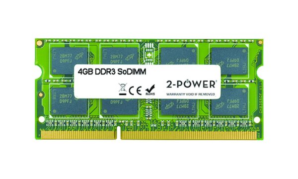  655 4GB MultiSpeed 1066/1333/1600 MHz SoDiMM
