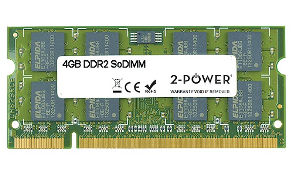 HDX X18-1024CA Premium 4GB DDR2 800MHz SoDIMM